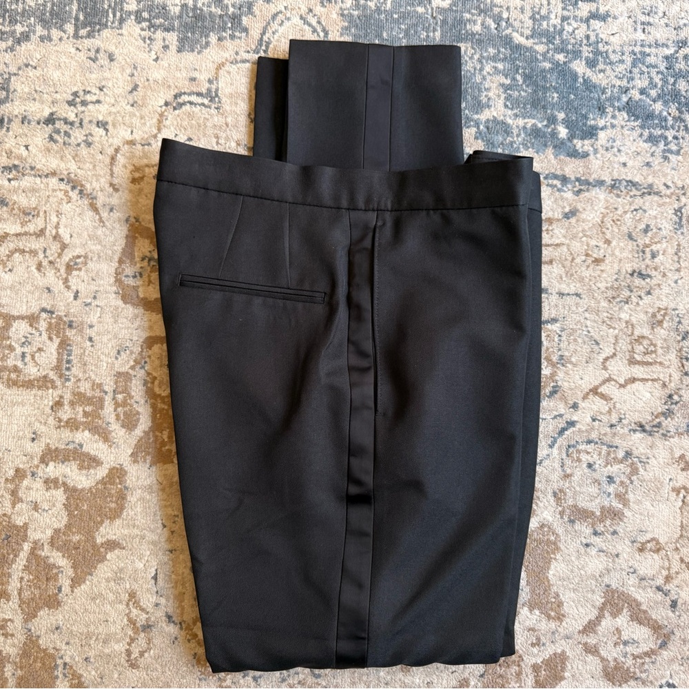 Black Tuxedo Pants - 33R Skinny - Picture 3 of 4